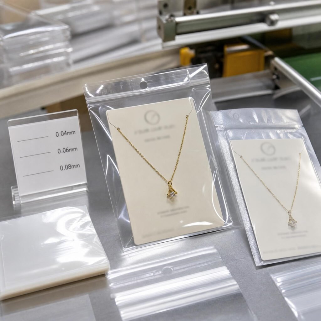 Stainless steel jewelry product sample