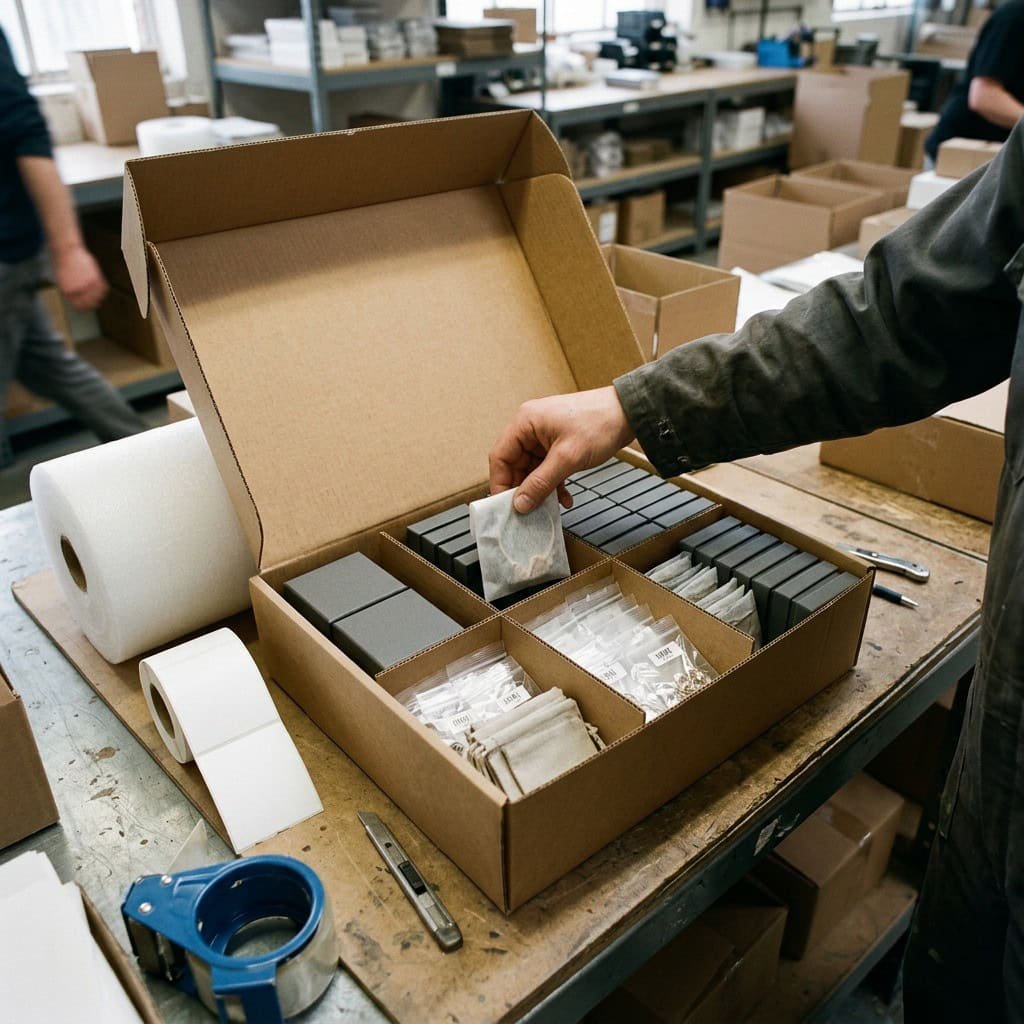 jewelry carton organization shipping packaging