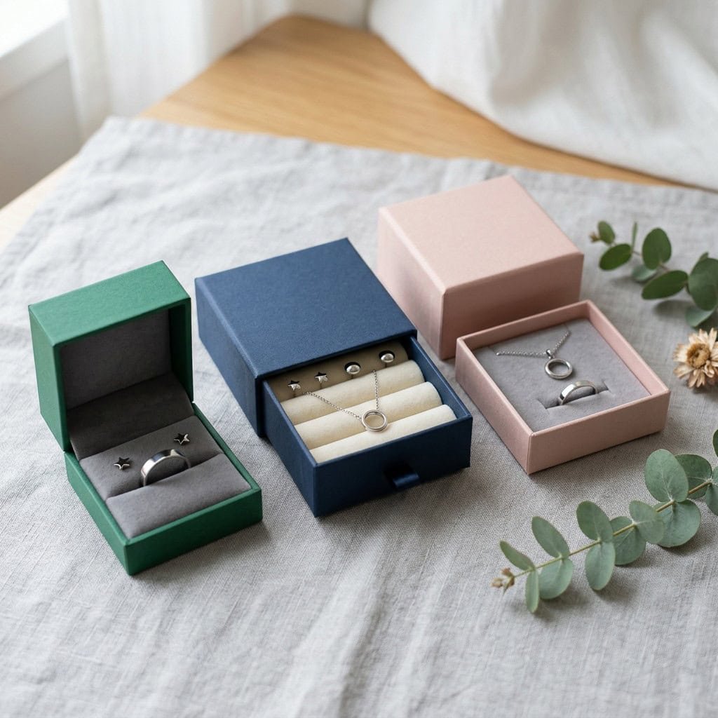 jewelry gift box structure packaging display