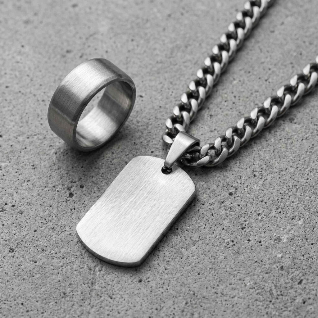 men Brushed Steel