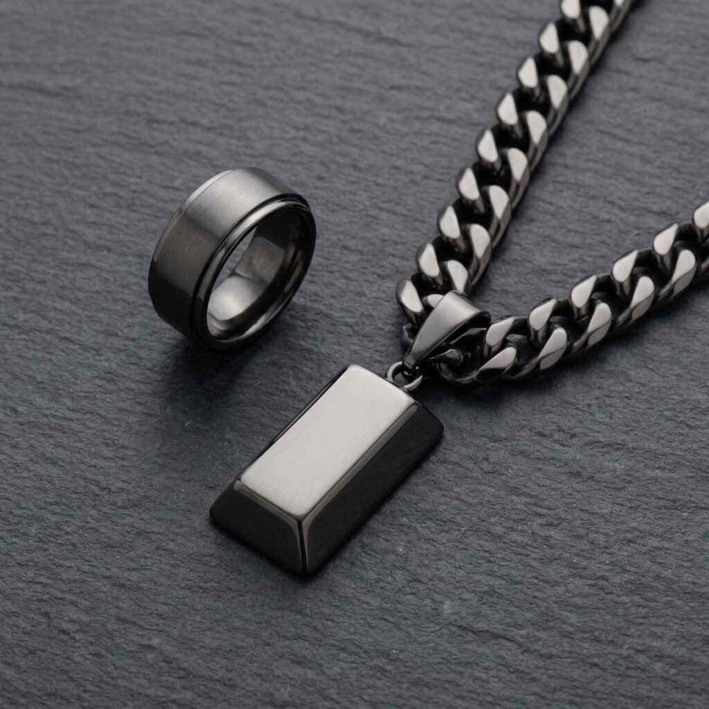 men Gunmetal Grey