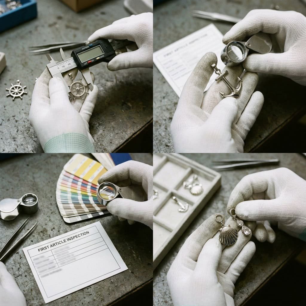nautical jewelry early risk inspection factory table