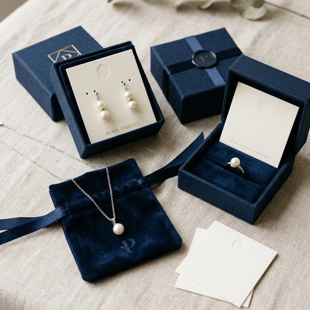 pearl jewelry private label gift packaging