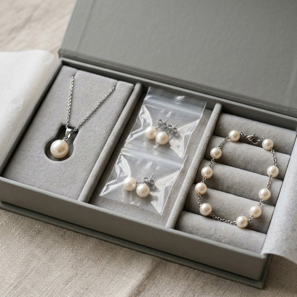 pearl scratch separation packaging display