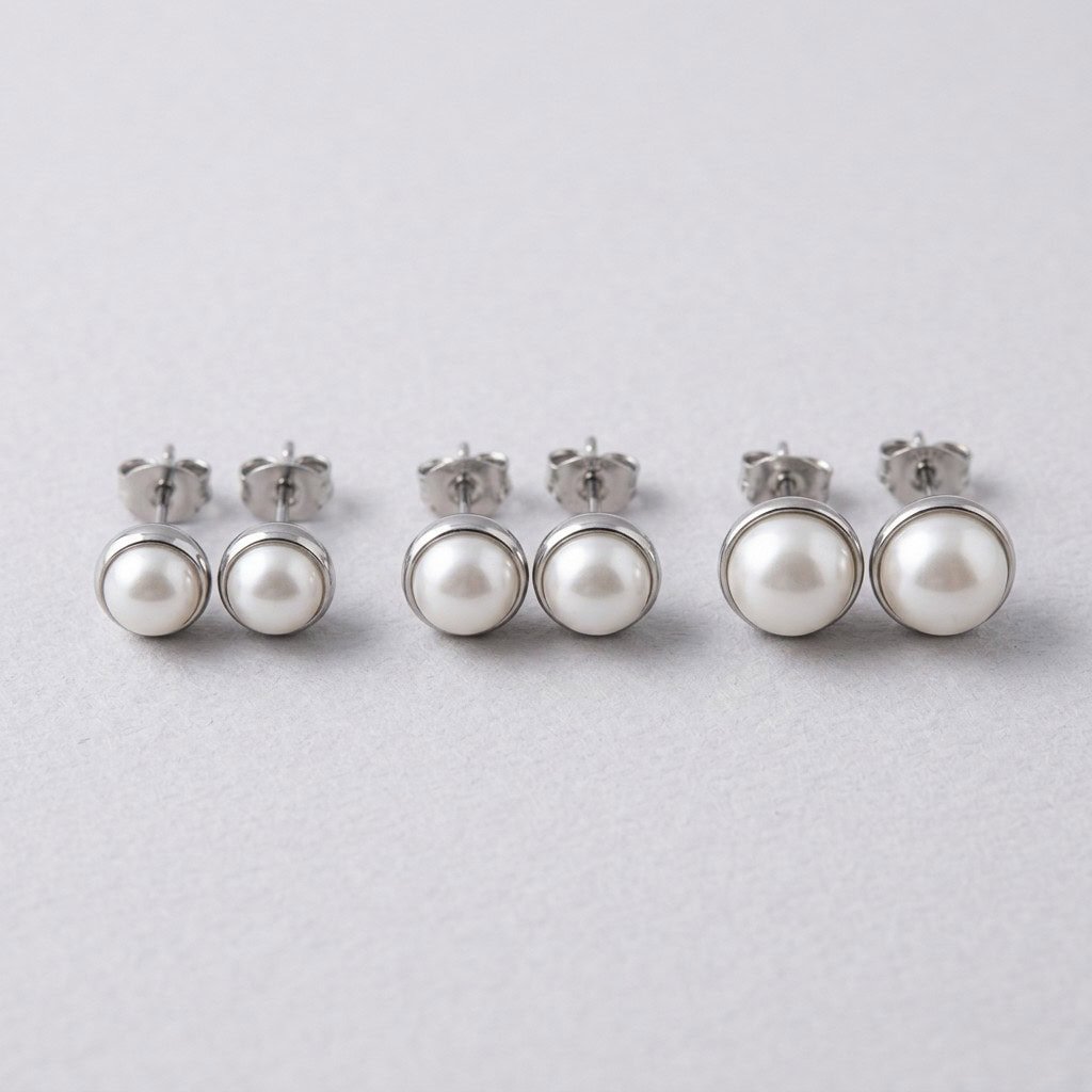 pearl stud earring range