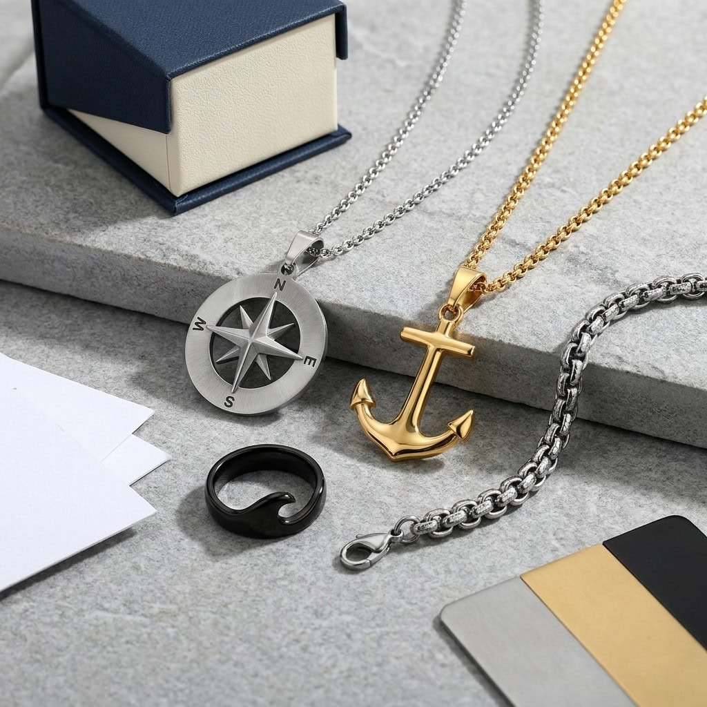 premium nautical brand jewelry display