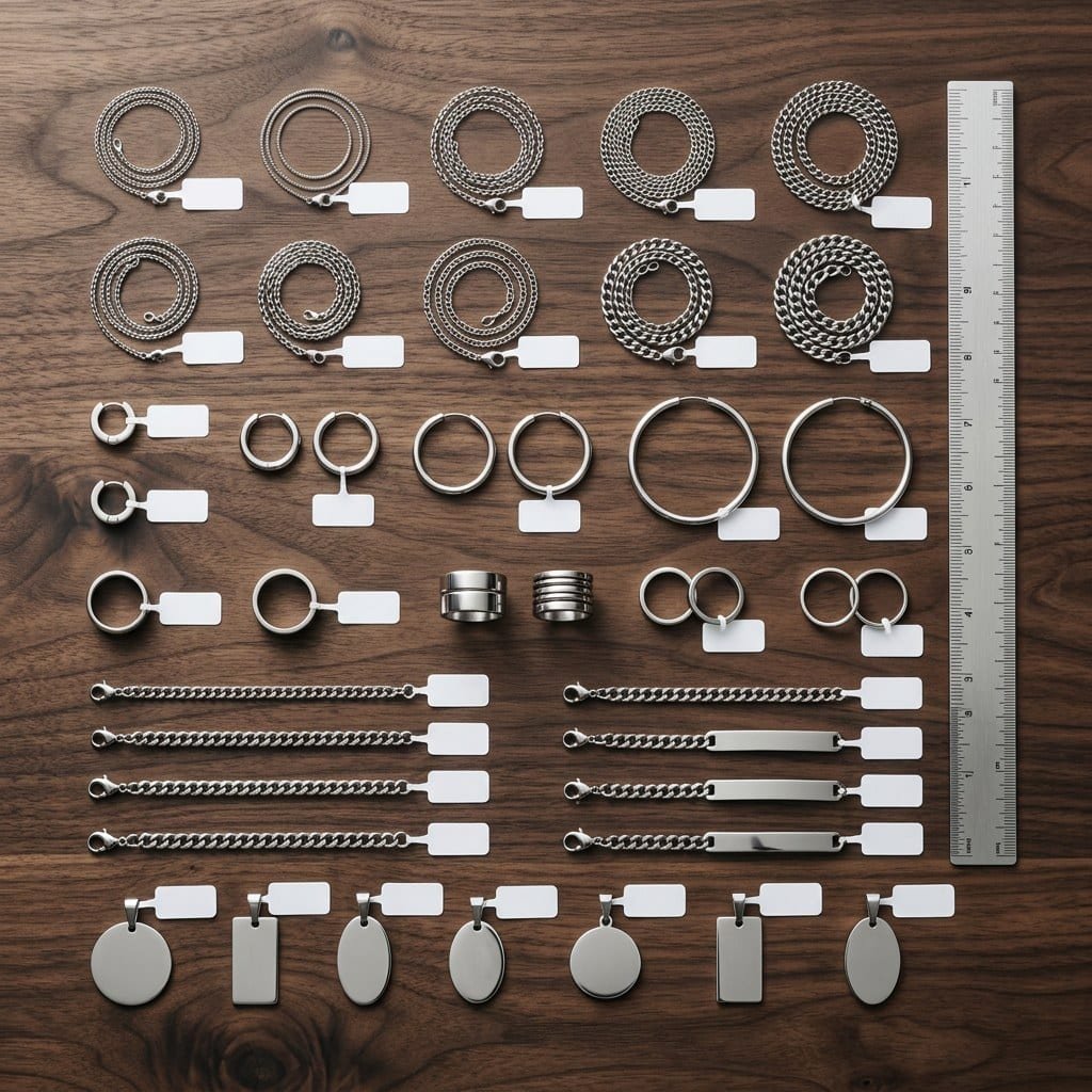 Core everyday stainless steel jewelry styles