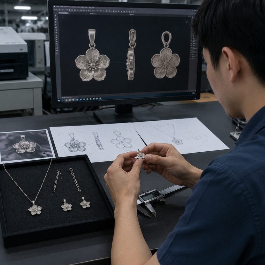 Chicolink sakura jewelry engineering and CAD review