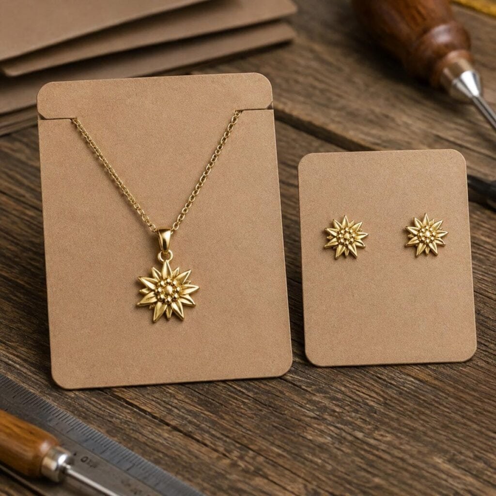 edelweiss branded jewelry card packaging 1 1