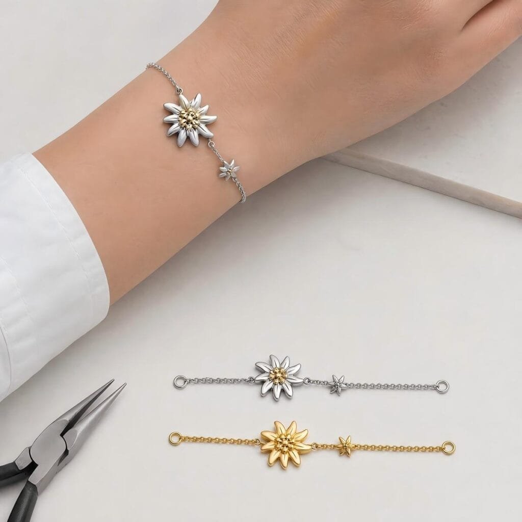 edelweiss coordinated bracelet 1