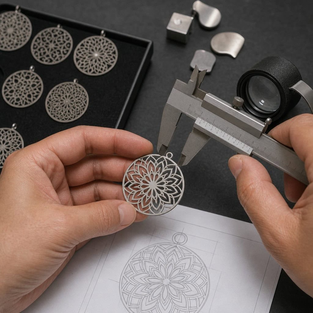 mandala pendant dfm thickness detail inspection