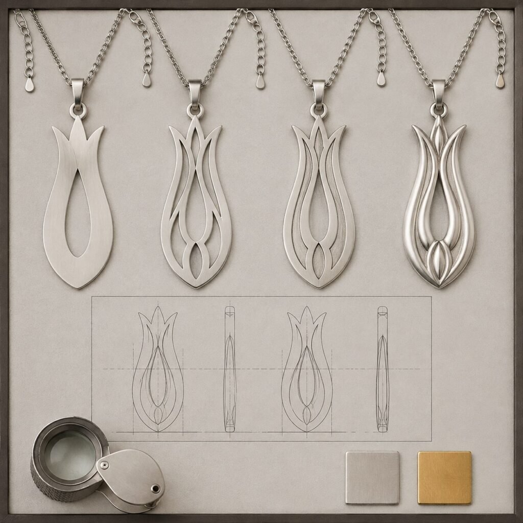 Ottoman tulip jewelry motif engineering and sample review